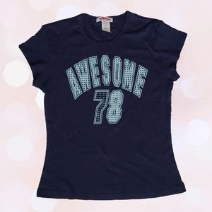 Y2K Graphic Slogan Baby tee Steve & Barry's